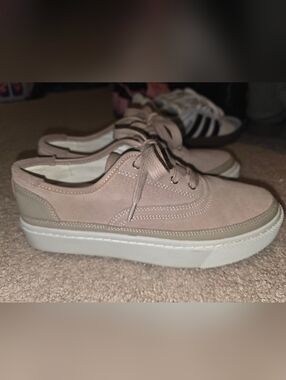 NWOT All Saints Bella Suede Low Top Sneaker 10